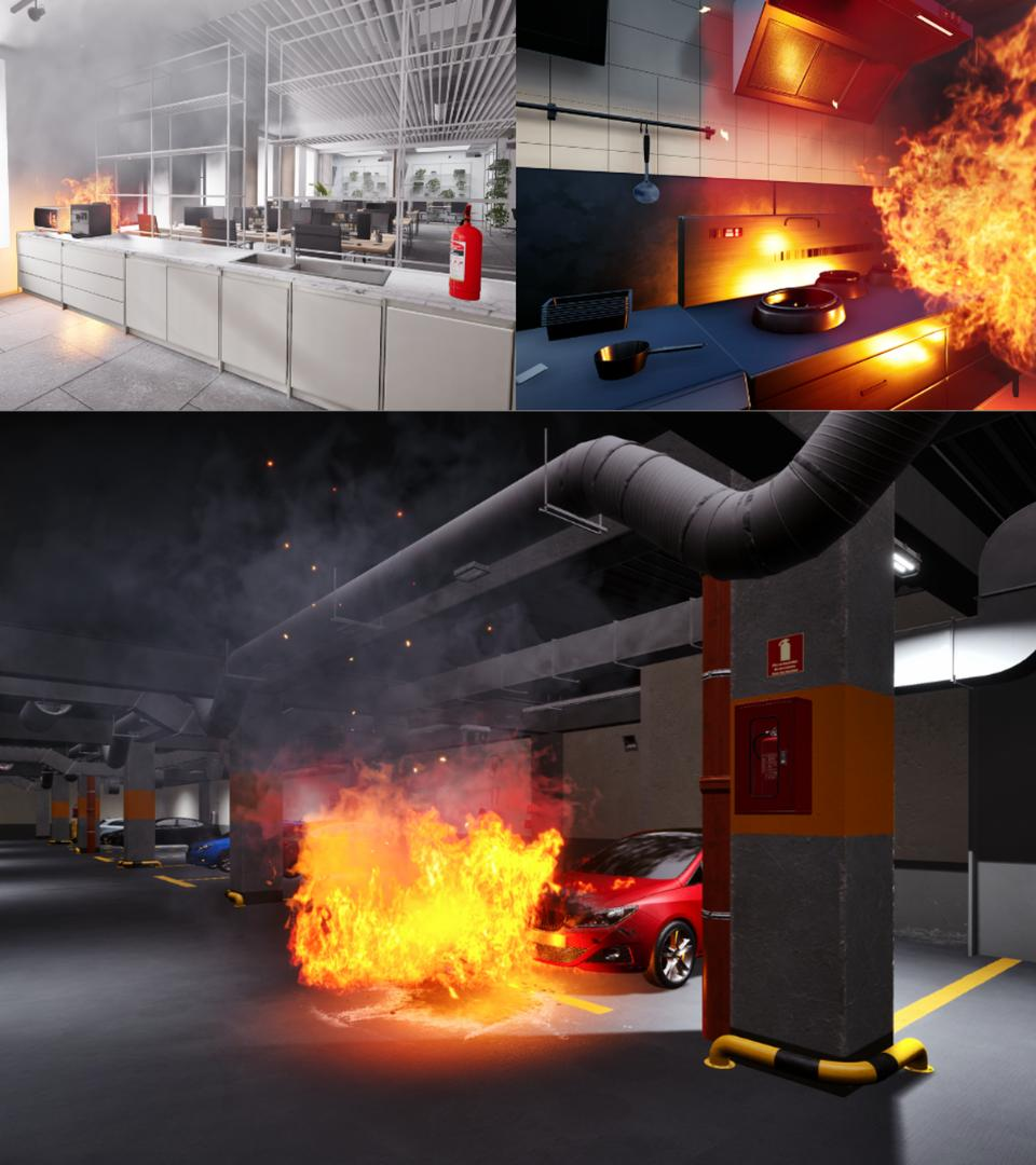 Scenari incendio FireScapes in VR sviluppati in Unreal Engine